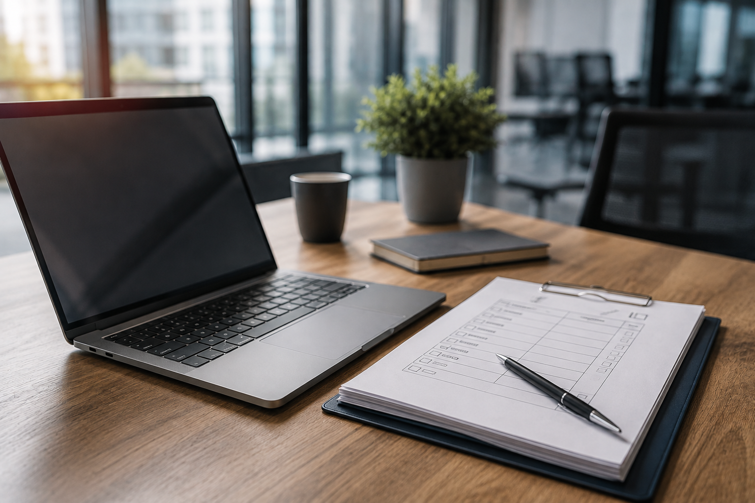Odbiór projektu IT – laptop, dokumentacja projektowa i lista kontrolna odbioru